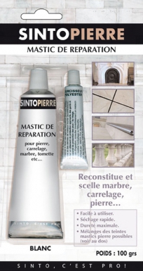 Mastic sintopierre rouge - tube 66 ml - 100 g. disponible abidjan cote d'ivoire.