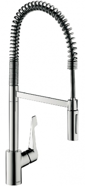 Mitigeur évier cento xxl bec orientable avec douchette extractible - finition chromé. disponible abidjan cote d'ivoire.