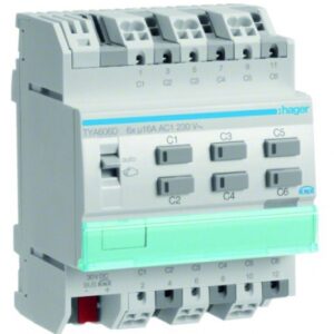 MODULE TYA606D 6 SORTIES 16A/230V~ CHARGE TYPE C. Quincaillerie Sénégalaise met à votre disposition une gamme complète de solutions pour vos besoins en bâtiment et plomberie. Qualité, fiabilité et rapidité sont nos maîtres mots. Faites vos achats en ligne en toute sérénité.