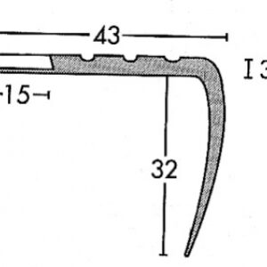 NEZ DE MARCHES PVC À COLLER SECTION 43X35,7 MM LG. 170 CM NOIR. Faites de Quincaillerie Sénégalaise votre partenaire pour tous vos projets de construction. Notre gamme variée de produits garantit une satisfaction totale. Commandez aujourd'hui et réalisez vos projets sans tracas.