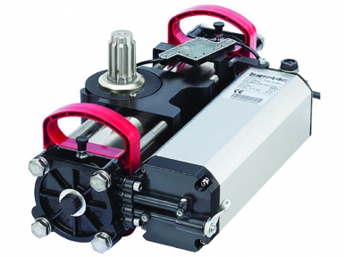 Opérateur hydraulique enterré 230 v s800enc cbac 180° largeur maxi vantail 2 m poids maxi 800 kg dim lxpxh: 450x220x160 mm. disponible abidjan cote d'ivoire.