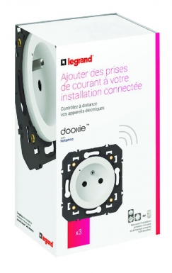 PACK DE 3 PRISES DE COURANT CONNECTÉE DOOXIE WITH NETATMO 16A 3680W AVEC MESURE ET SUIVI CONSOMMATION - BLANC SANS PLAQUE. Faites confiance à Quincaillerie Sénégalaise pour tous vos besoins en quincaillerie et équipements industriels. Nos produits sont conçus pour durer. Passez commande en ligne dès aujourd'hui.