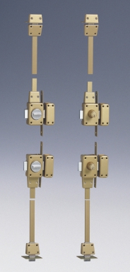 Paire de verrous 4 points zenith hc + bc à bouton cyl. disponible abidjan cote d'ivoire.