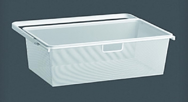 Panier-tiroir filet 40 cm - lxpxh: 605x436x85 mm - blanc. disponible abidjan cote d'ivoire.