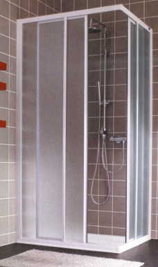 Paroi atout 70 - h 1900 - profilé laqué blanc - vitrage verre transparent. disponible abidjan cote d'ivoire.