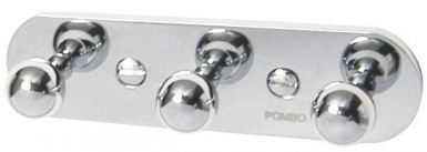 Patère triple - glam - chromé. disponible abidjan cote d'ivoire.