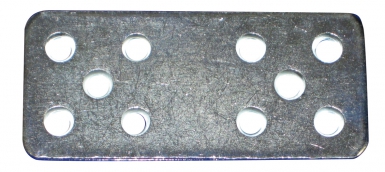 Patte d'assemblage droite 90x40 mm 6 trous acier zingué. disponible abidjan cote d'ivoire.