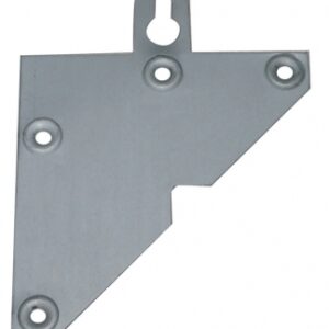 Patte de fixation pour éléments muraux 90x90 mm acier zingué blister 2 p. disponible abidjan cote d'ivoire.