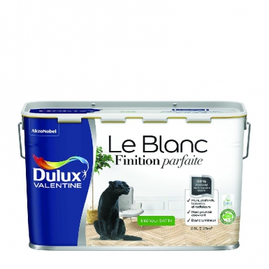 PEINTURE LE BLANC FINITION PARFAITE - MURS, PLAFONDS, BOISERIES ET RADIATEURS - HAUT POUVOIR COUVRANT - BLANC LUMINEUX SATIN 2,5 L. Pour vos travaux au Sénégal, faites confiance à Quincaillerie Sénégalaise. Nos produits de qualité garantissent la réussite de vos projets. Commandez rapidement en ligne et économisez du temps.