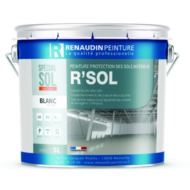 Peinture sol r'sol pour la protection des sols ciment en intérieur - gris - 15 l. disponible abidjan cote d'ivoire.