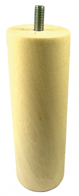 Pied de meuble bois cylindrique ø 50 mm hêtre naturel h. disponible abidjan cote d'ivoire.