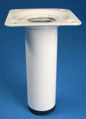 Pied de meuble métal rond ø 30 mm laqué blanc h. disponible abidjan cote d'ivoire.