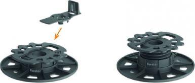 Plot réglable base 1 - hauteur de réglage   25-40 mm charge admissible 2,2 kn. disponible abidjan cote d'ivoire.