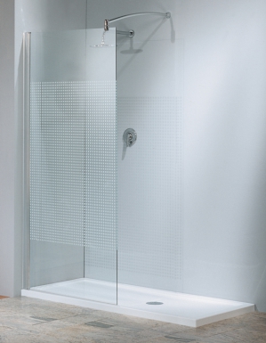 Porte lunes fixe h1001k - 1000 (1000-1030) - h 1950 - profilés chrome - verre lisse. disponible abidjan cote d'ivoire.