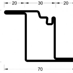 Profilé à ailette type z 1j série 50 " v53031 " lg. disponible abidjan cote d'ivoire.