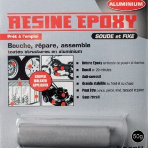 RÉSINE EPOXY ALUMINIUM - 50 G - COUL. GRIS. Quincaillerie Sénégalaise est votre expert en quincaillerie, plomberie et fournitures industrielles. Faites confiance à notre expertise pour vos travaux au Sénégal. Commandez maintenant et bénéficiez de nos offres attractives.