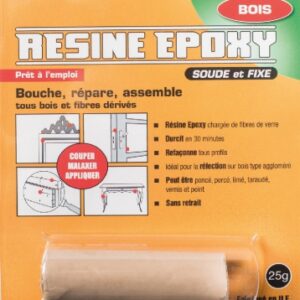 RÉSINE EPOXY BOIS - 25 G - COUL. BEIGE. Quincaillerie Sénégalaise met à votre disposition une gamme complète de solutions pour vos besoins en bâtiment et plomberie. Qualité, fiabilité et rapidité sont nos maîtres mots. Faites vos achats en ligne en toute sérénité.