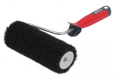 Rouleau roll'enduit - fibres noires en nylon 18 mm - haute résistance - pour enduit en pâte prêt à l'emploi, enduit pour machine airless, enduit au rouleau - 80 mm 1ère passe. disponible abidjan cote d'ivoire.