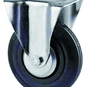 Roulette fixe standard à platine 105x85 mm ø 80 mm epxh 35x108 mm ch. disponible abidjan cote d'ivoire.