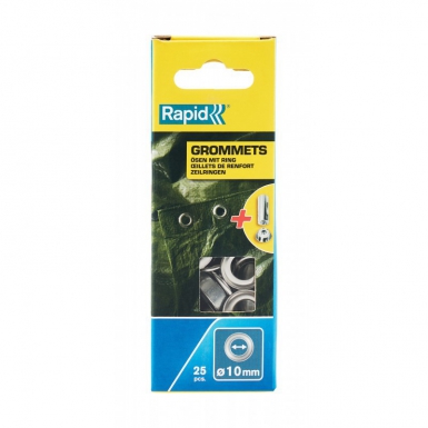 Sachet de 25 oeillets de renfort ø 10 mm​. disponible abidjan cote d'ivoire.