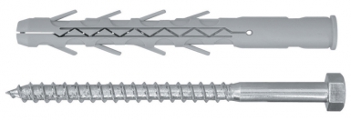 Sachet de 4 chevilles menuiserie spéciales parpaing kd 16x200. disponible abidjan cote d'ivoire.