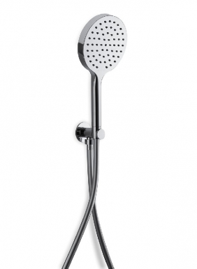 Set de douche sd015a01q : sortie d'eau murale - rosace ronde ø 50 mm - support fixe douchette 3 jets ronde ø 140 mm - flexible 150 mm. disponible abidjan cote d'ivoire.