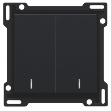 Set de finition avec double voyant pour interrupteur double allumage, interrupteur va-et-vient + bouton-poussoir n. disponible abidjan cote d'ivoire.