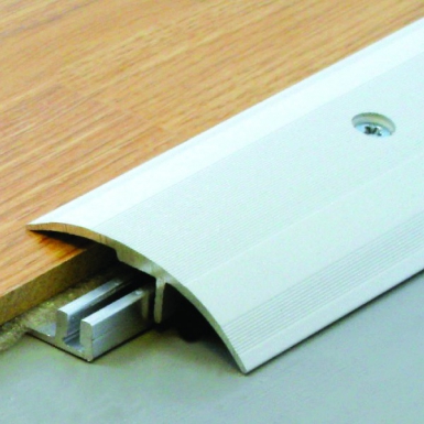 Seuil dina'p multi-niveaux 51 mm + petit socle - 2,70 m à visser - aluminium anodisé naturel. disponible abidjan cote d'ivoire.