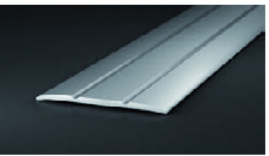 Seuil plat alu strié adhésif 270 cm 32 mm argent. disponible abidjan cote d'ivoire.