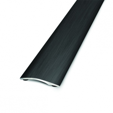 Seuil presto premium 27x3,4 mm - 0,93 m adhésivé butyle - aluminium anodisé noir brossé. disponible abidjan cote d'ivoire.