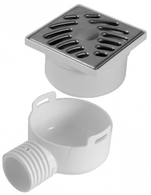 SIPHON PVC GRILLE INOX 100X100 - SORTIE HORIZONTALE - DÉBIT 0,4 À 0,6 L/S. Faites confiance à Quincaillerie Sénégalaise pour vos équipements de plomberie et de bâtiment. Nous offrons des produits durables pour vos projets de rénovation ou de construction. Commandez dès maintenant en toute simplicité.