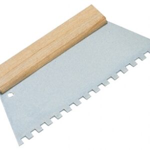 SPATULE 25CM DENT 10X10. Pour des travaux réussis, optez pour Quincaillerie Sénégalaise. Une boutique en ligne fiable pour vos équipements de plomberie et bâtiment. Livraison rapide et produits de qualité.