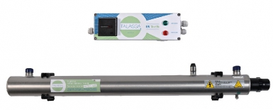 Stérilisateur d'eau uv1 - 3/4"m - débit 3000l/h. disponible abidjan cote d'ivoire.