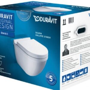 Starck 3 pack wc suspendu : cuvette + abattant ralentisseur. disponible abidjan cote d'ivoire.