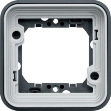 Support encastré simple gris. disponible abidjan cote d'ivoire.