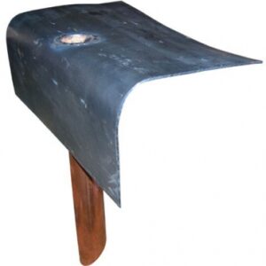 Surverse terrasse - platine plomb 30 x 30 cm - tube cuivre 30 cm - ø 52 mm. disponible abidjan cote d'ivoire.