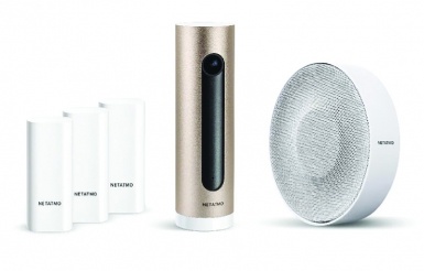 Système d’alarme vidéo intelligent connecté netatmo - kit avec 1 caméra intérieure + 1 sirène + 3 détecteurs d'ouverture. disponible abidjan cote d'ivoire.