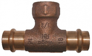 Té femelle-femelle taraudé - à sertir - ø 35-26x34. disponible abidjan cote d'ivoire.