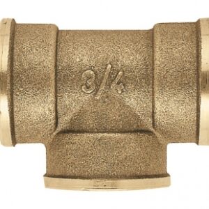 Té femelle laiton - filetage 26x34. disponible abidjan cote d'ivoire.