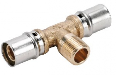 Té fluxo à sertir, mâle à visser 20x3/4". disponible abidjan cote d'ivoire.