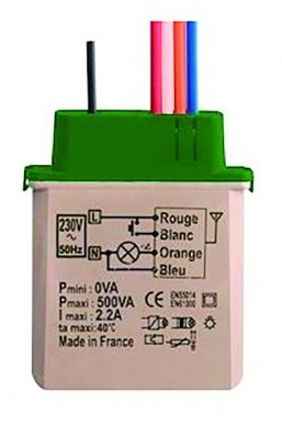 Télévariateur temporisable radio 500 w encastrable " mtv500erp ". disponible abidjan cote d'ivoire.