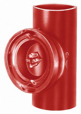 Té à plaque hermétique fonte smu - ø 75 - l. disponible abidjan cote d'ivoire.