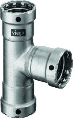 Té réduit acier megapress ø 2" x 1". disponible abidjan cote d'ivoire.