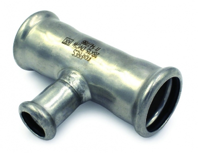 Té réduit inoxpres ø 42x28x42 mm l1 59 mm l2 57 mm z1 29 mm z2 34 mm. disponible abidjan cote d'ivoire.