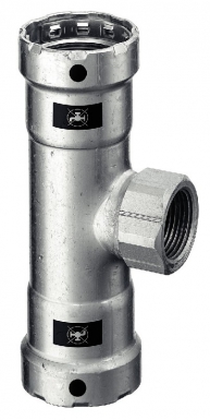 Té réduit taraudé acier megapress ø 3/4" x 1/2". disponible abidjan cote d'ivoire.