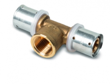 Té sortie femelle - ø 16x2,0 - 1/2 ig - mulpthksh1612. disponible abidjan cote d'ivoire.