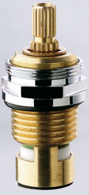 Tête céramique 1/2 tour tetadisc nue pour grohe - chromé - filetage 15x21 - blister 2p. disponible abidjan cote d'ivoire.