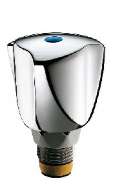 Tête universelle à clapet "minute" - chromé - filetage 19x150 - blister 1p. disponible abidjan cote d'ivoire.