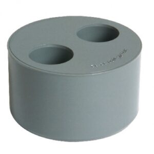 Tampon de réduction double ø d/d/d2 100/40/32 série évacuation à coller. disponible abidjan cote d'ivoire.