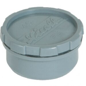 Tampon de visite ø 125 série évacuation à coller. disponible abidjan cote d'ivoire.